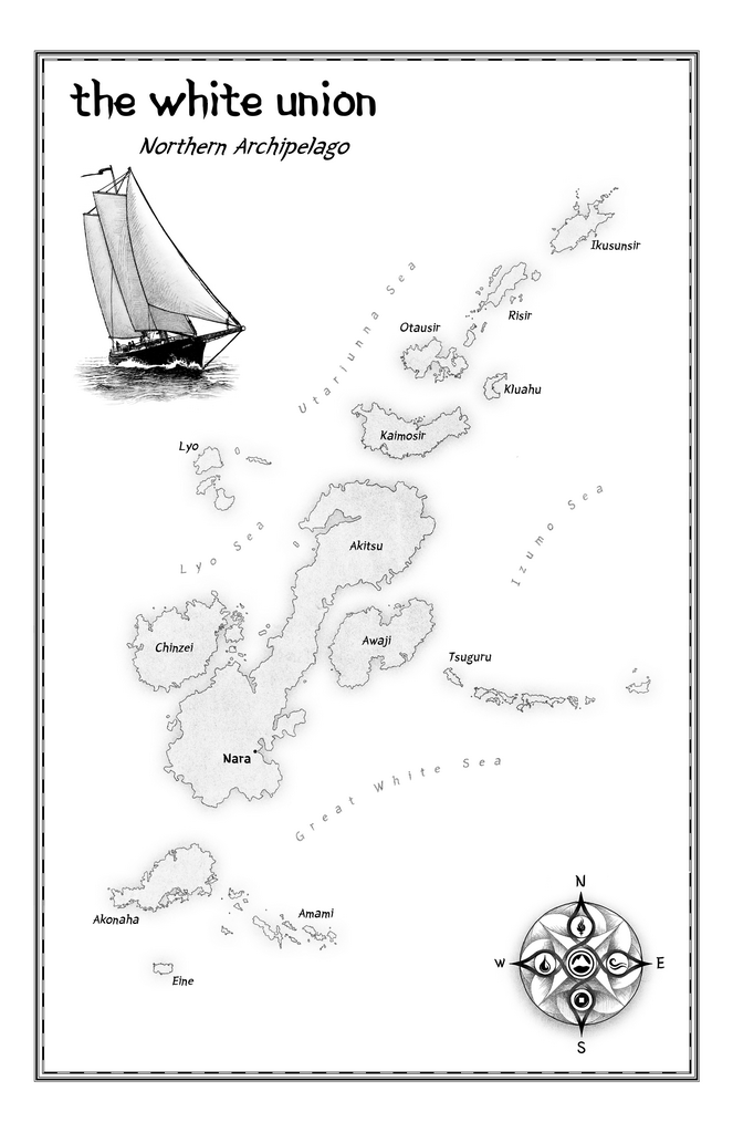 Map of the Northern Archipelago from Army of the Sun