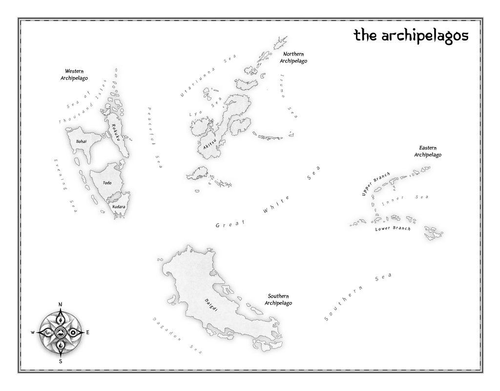 Map of the Archipelagos from Army of the Sun
